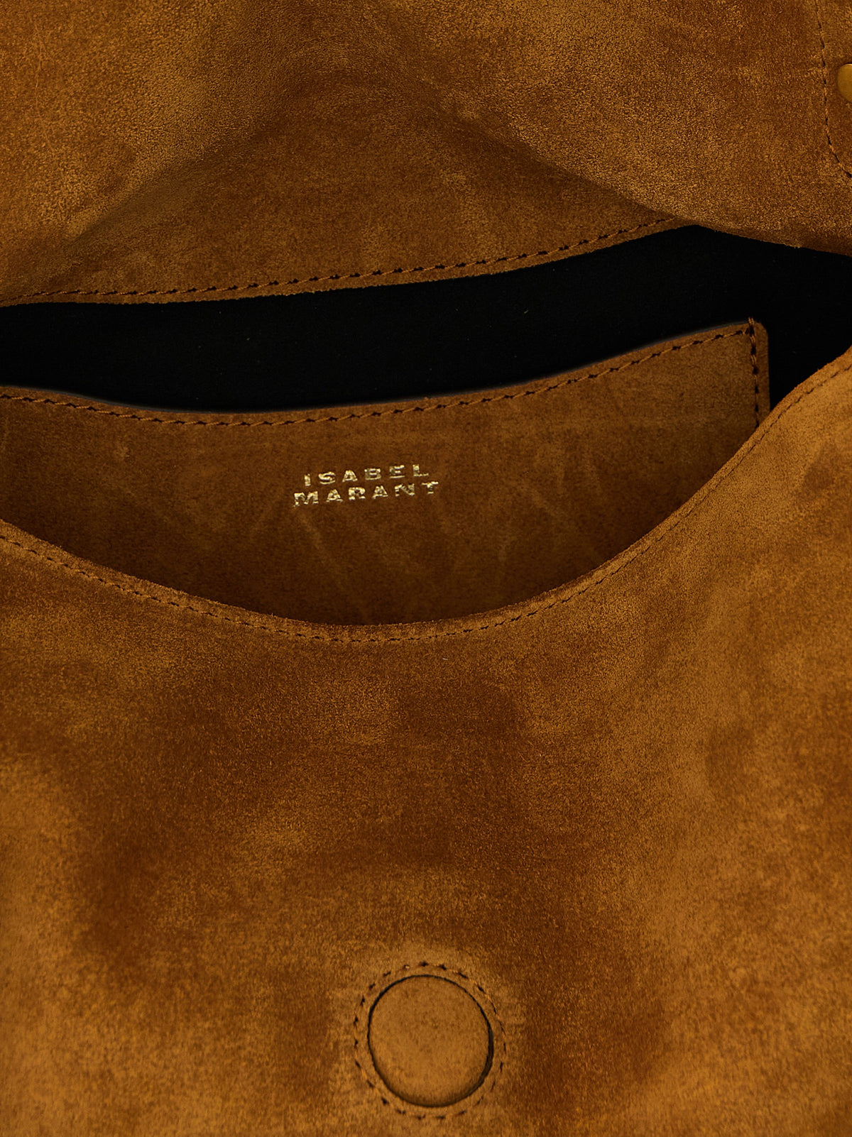 Isabel Marant Chany M Bag - Cognac Suede
