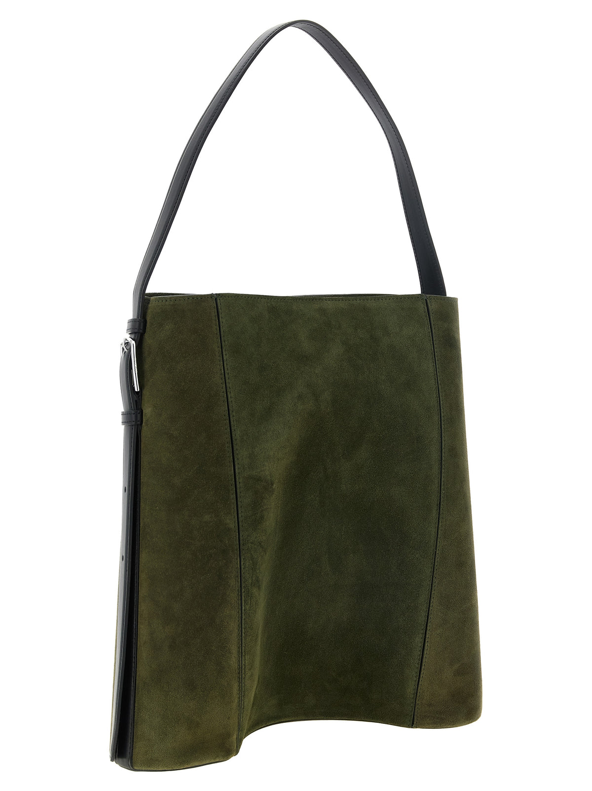 Coperni Ergonomic Bucket Bag - Olive Suede