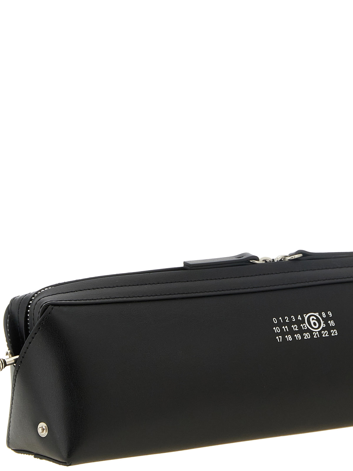 MM6 Signature Clutch Bag - Black