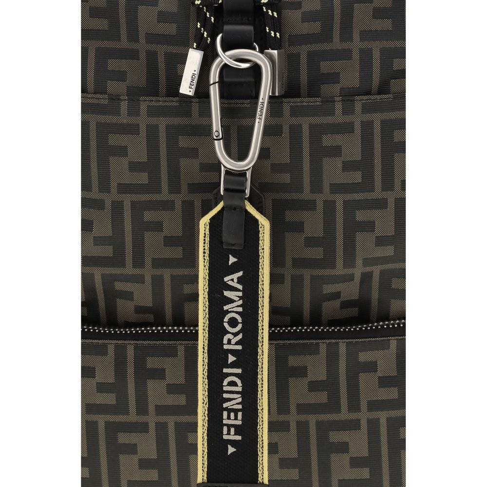 Fendi Climb Backpack - Brown Superlight FF Zucca Fabric