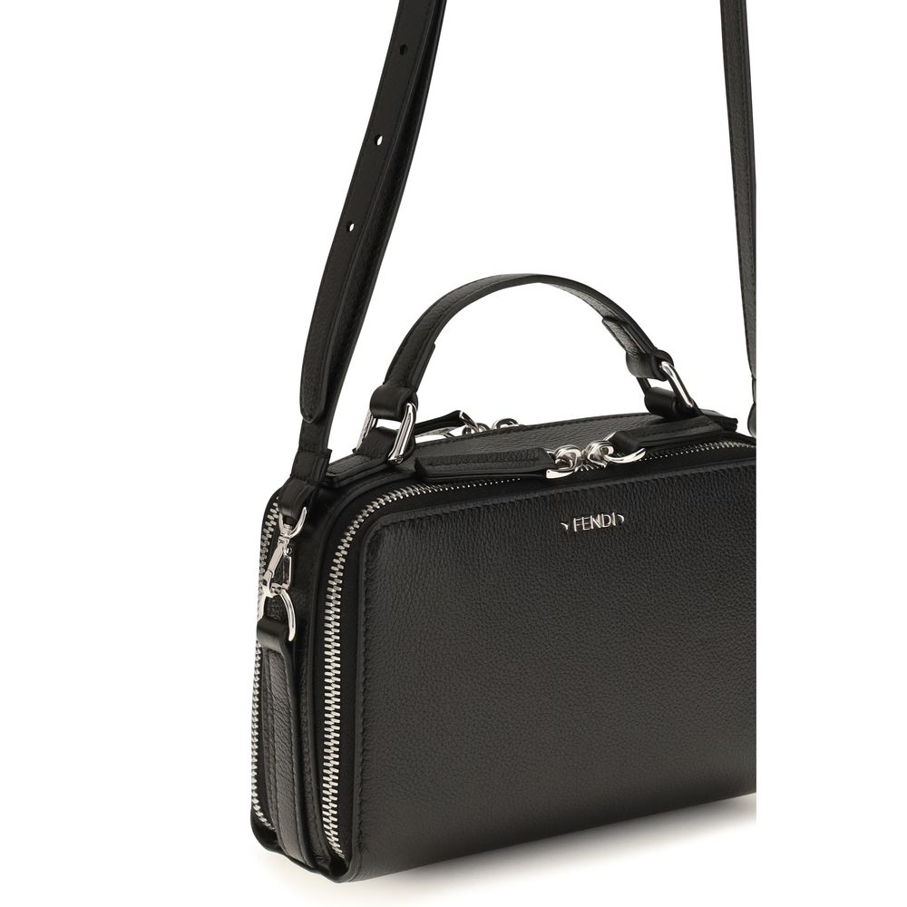 Fendi Phone Camera Case - Black Calfskin