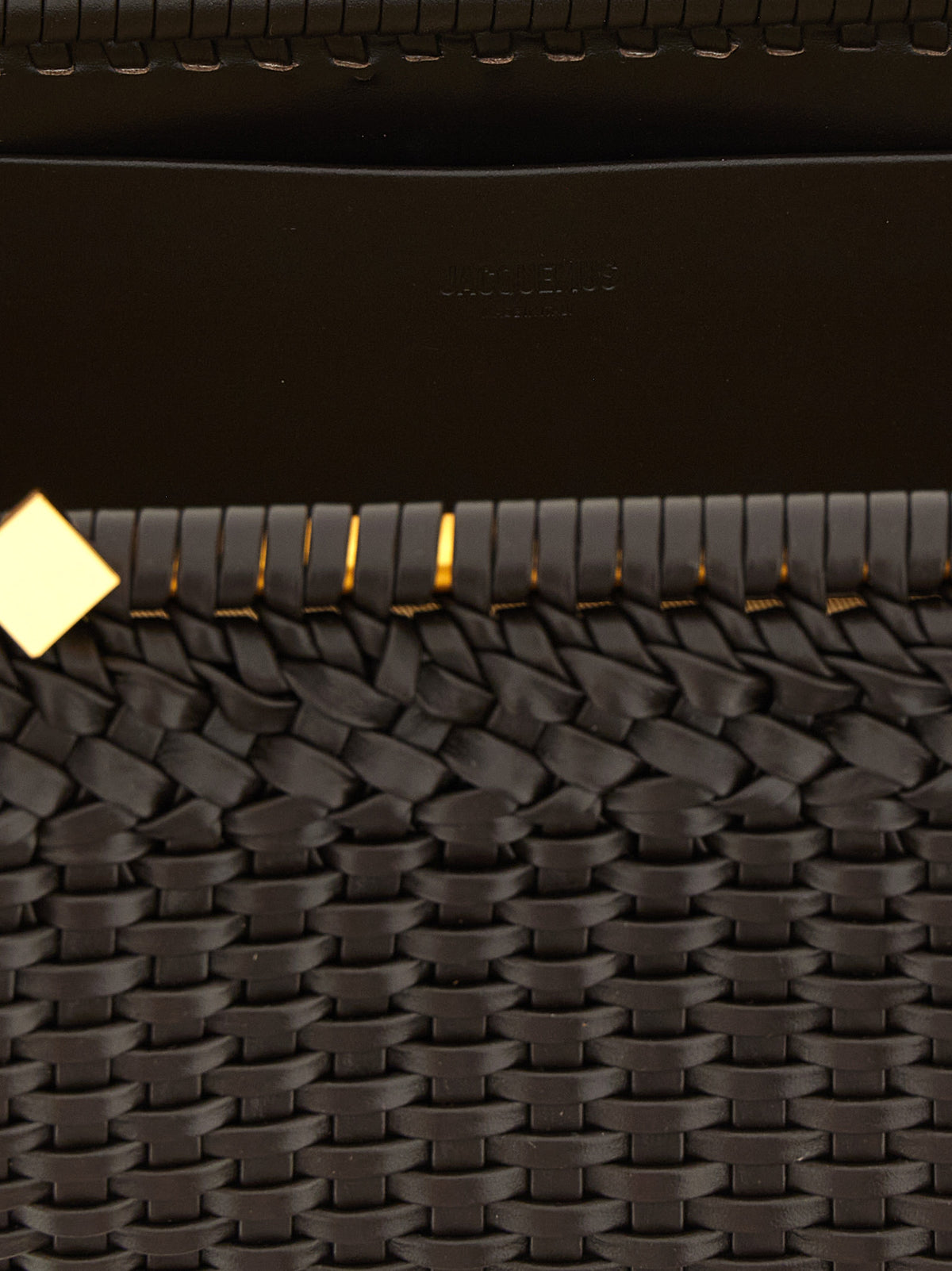 Jacquemus La Grande Pochette Salon - Black Leather