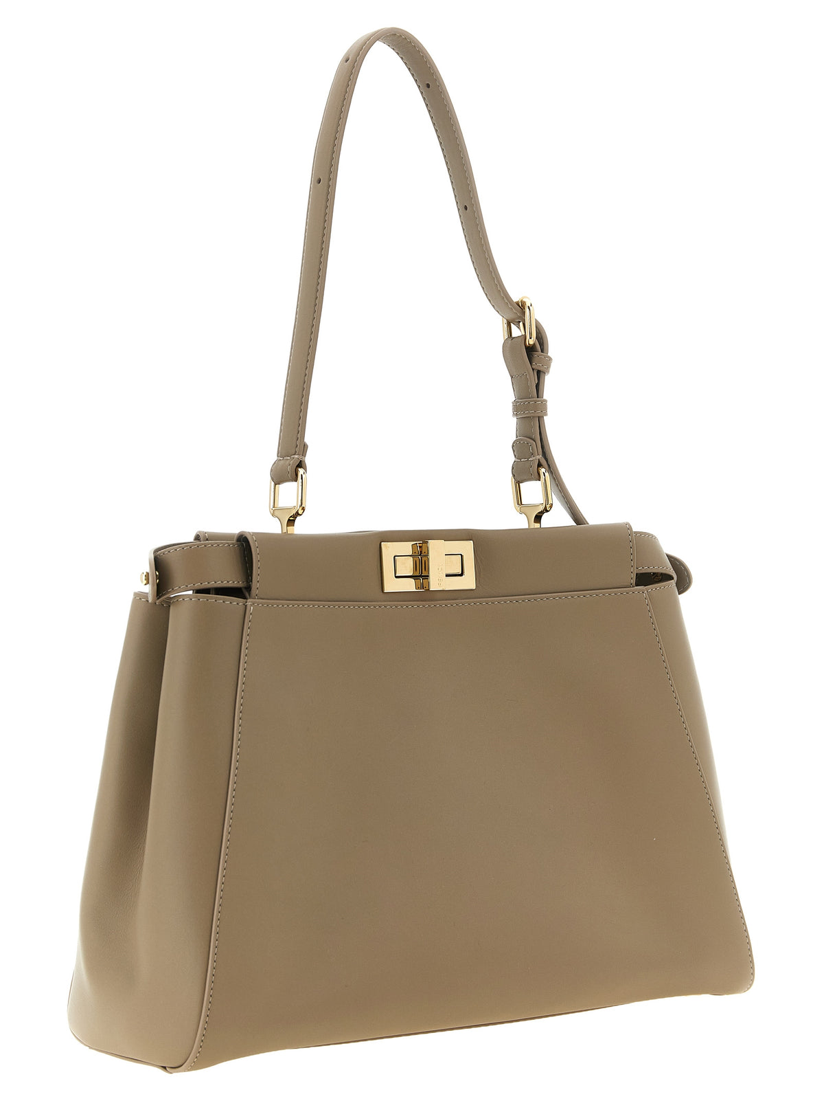 Fendi My Peekaboo® Medium Leather Bag - Dove Grey