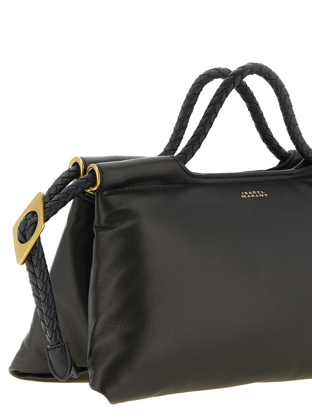 Isabel Marant Pipa Medium Leather Handbag - Black