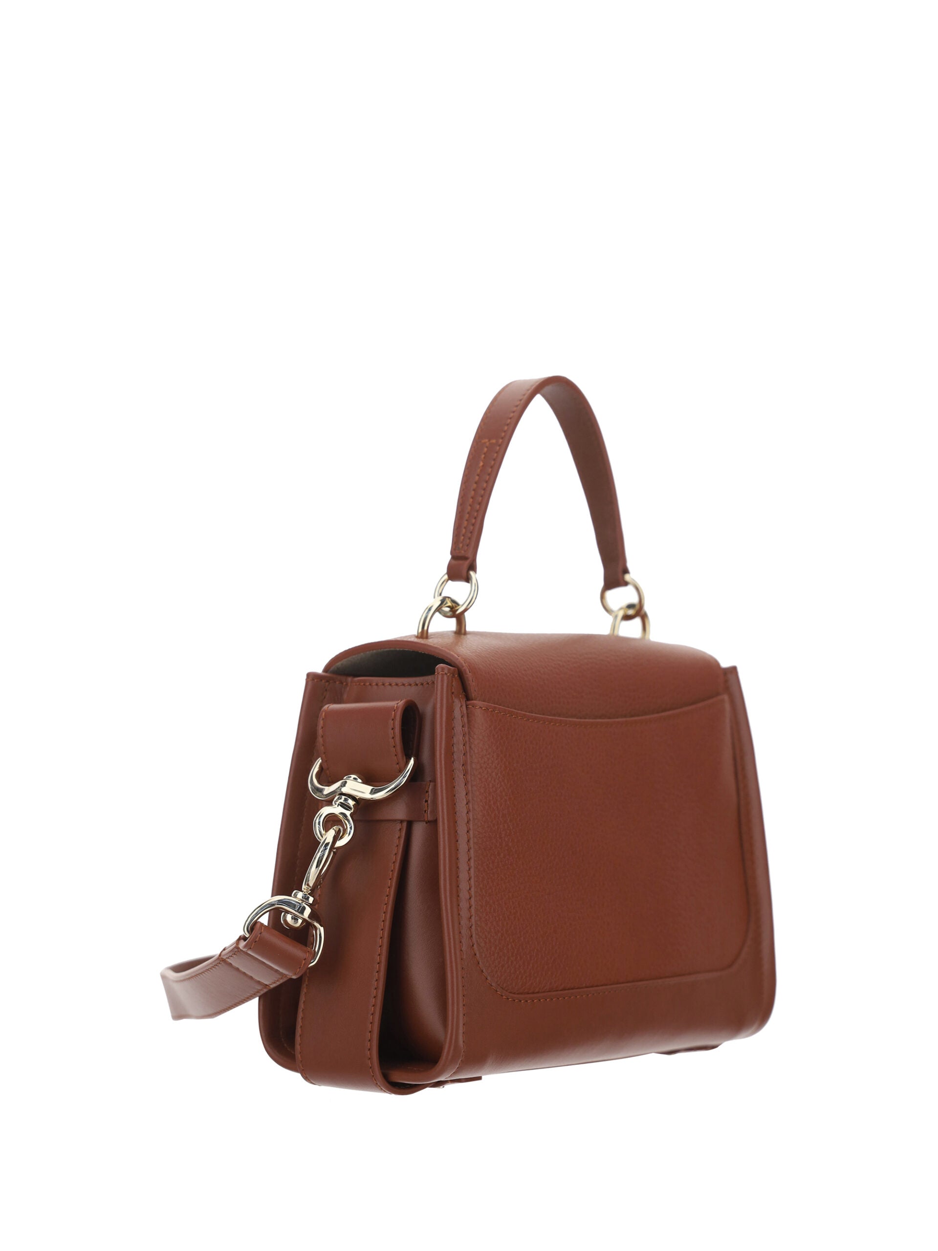 Chloé Small Tess Shoulder Bag - Sepia Brown