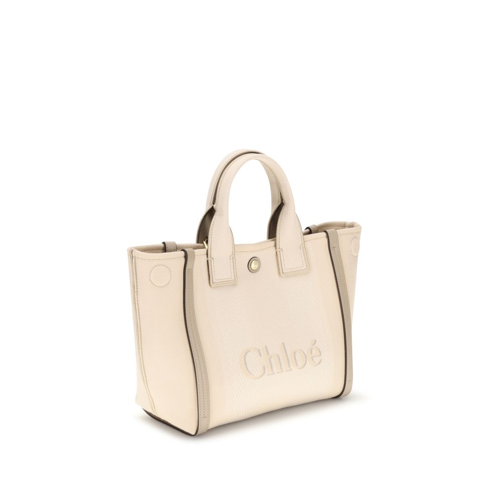 Chloé Carry Tote Bag Small - Blush Beige