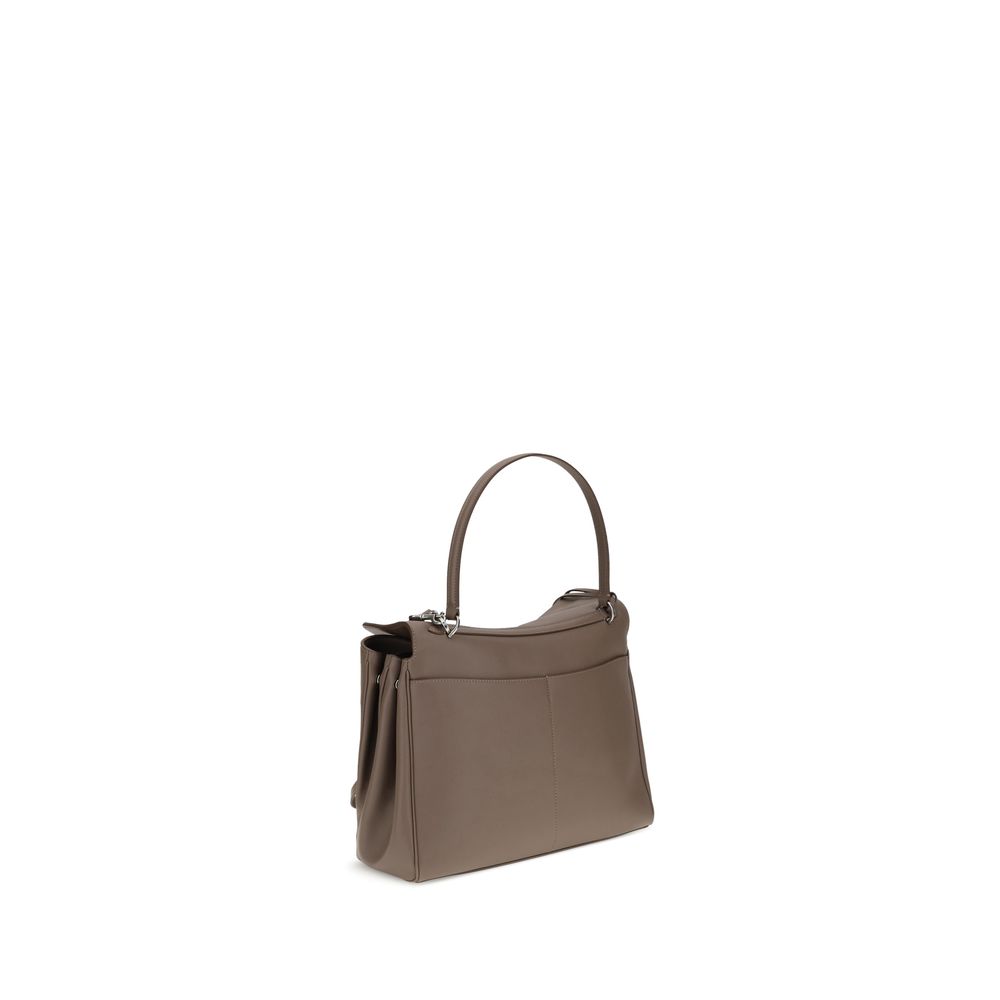 Balenciaga Rodeo Handbag Medium - Taupe Smooth Calfskin