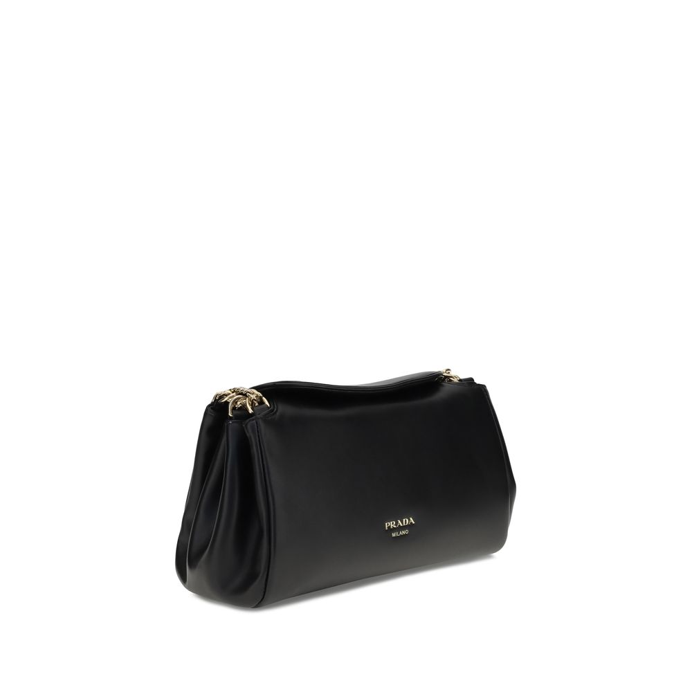 Prada Tumulte Small Nappa Leather Bag - Black