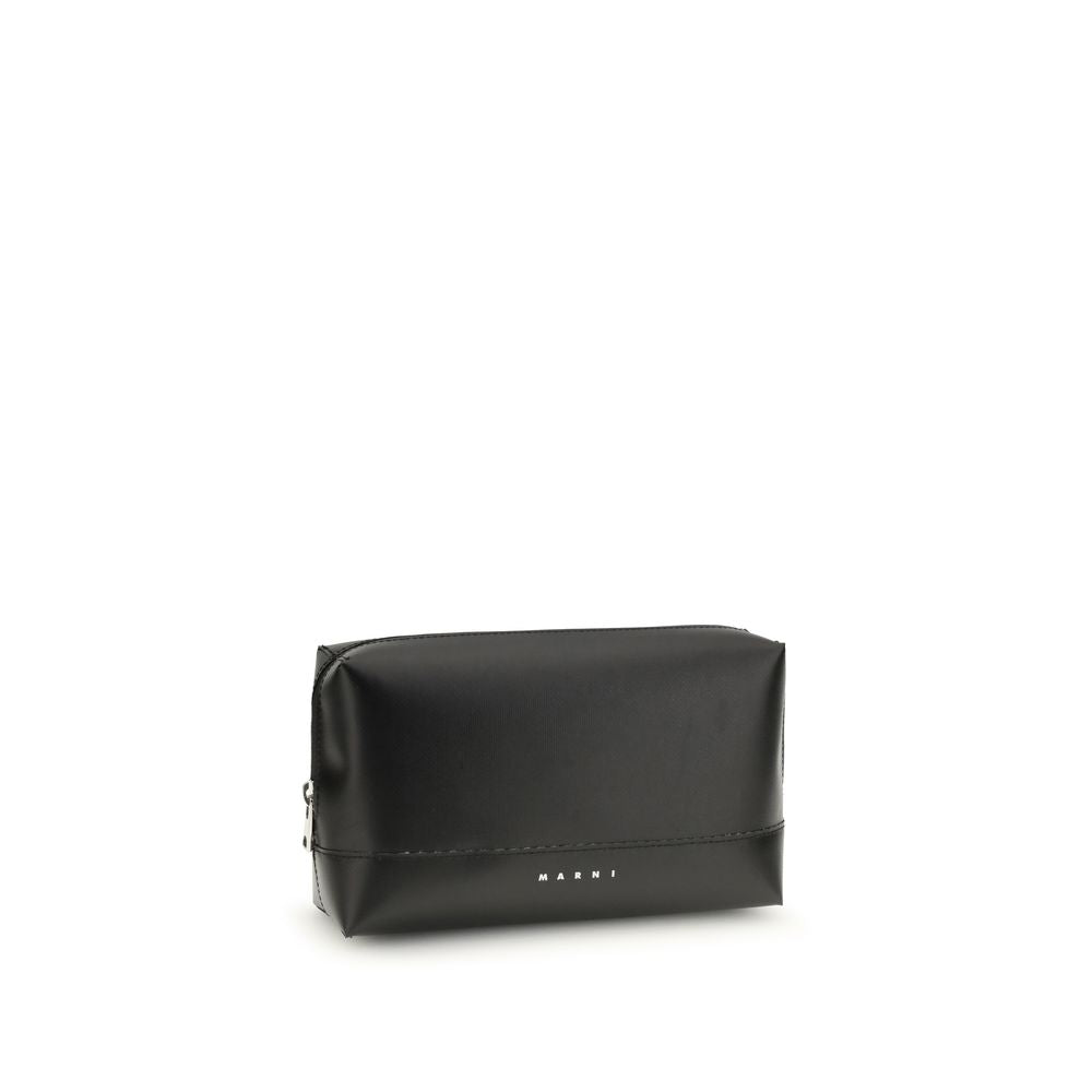 Marni Bumbag Shoulder Bag - Black Calfskin Leather