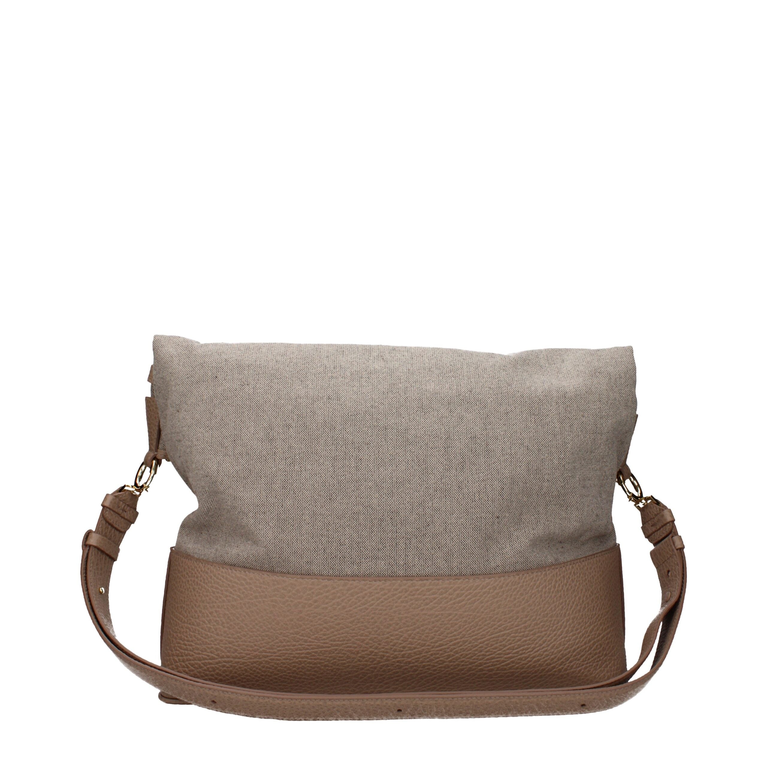 Maison Margiela 5AC Hobo Medium in Canvas & Grained Leather - Beige