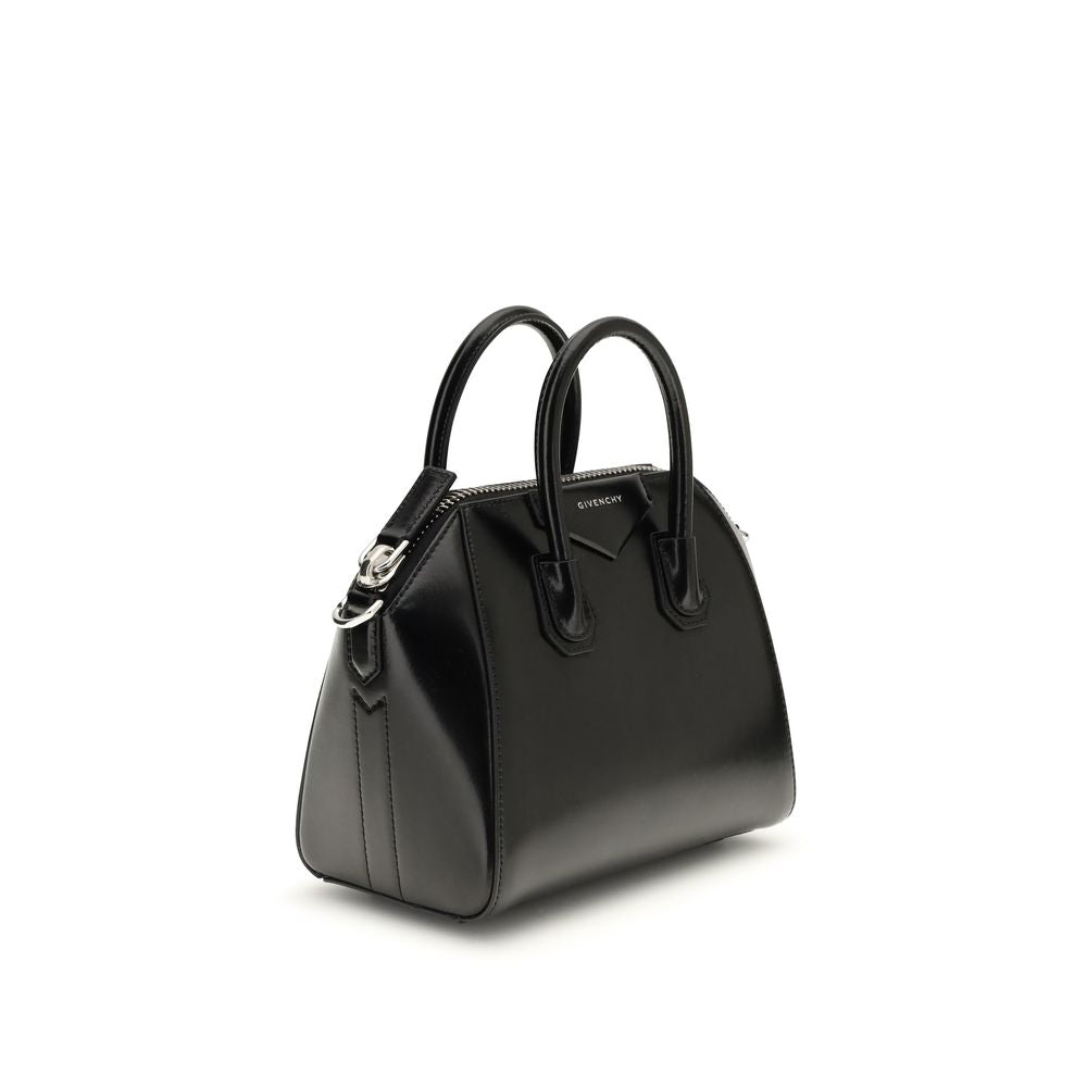 Givenchy Mini Antigona Bag - Black Box Leather
