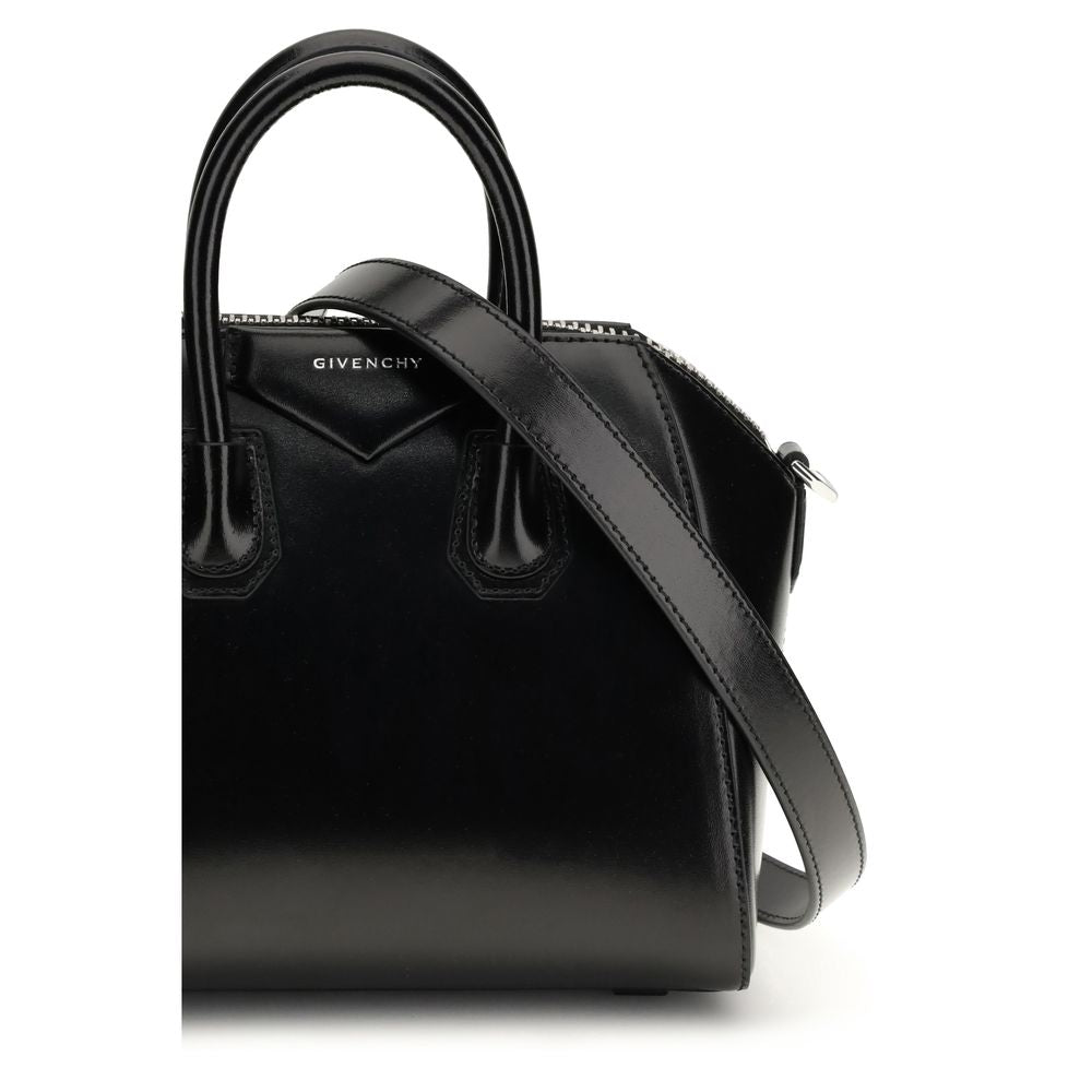 Givenchy Mini Antigona Bag - Black Box Leather