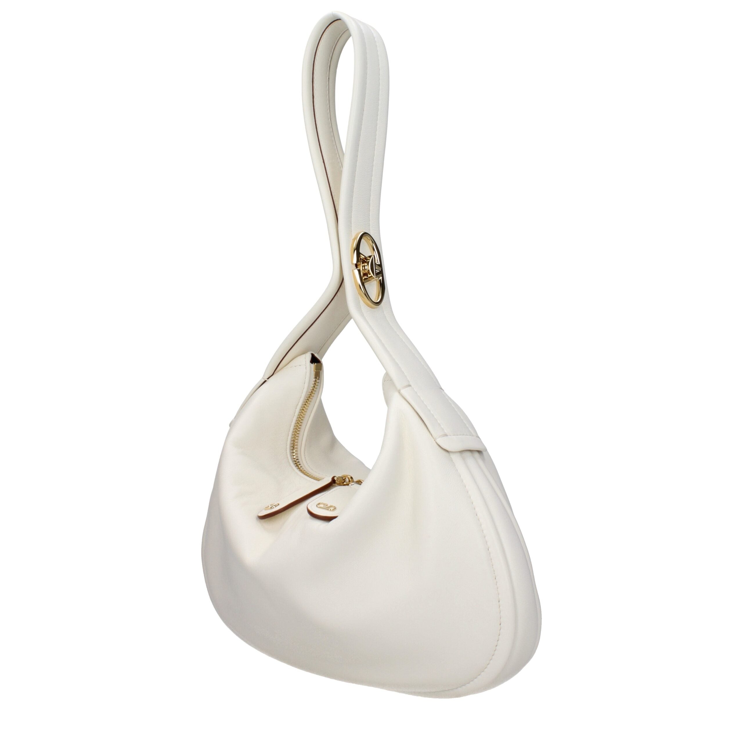 Valentino Garavani Medium Hobo Bag - Ivory White