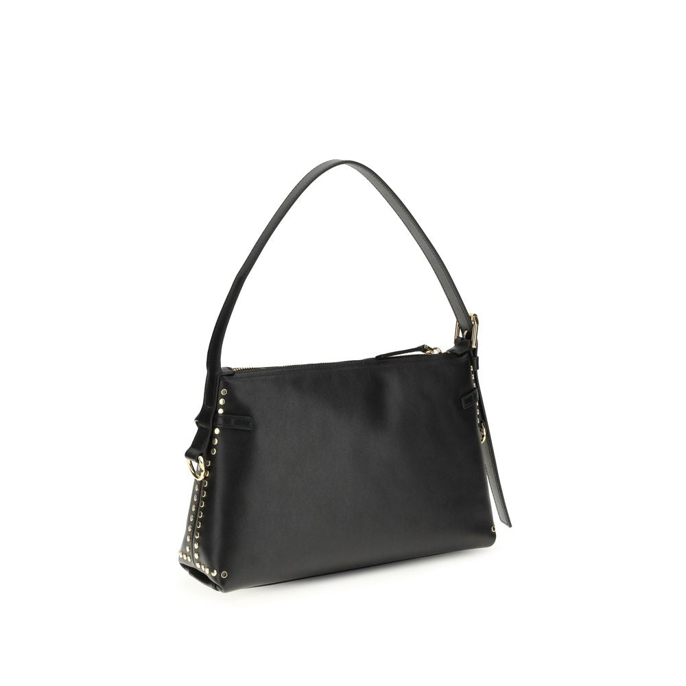 Givenchy Mini Voyou Bag - Black Smooth Leather with Studs