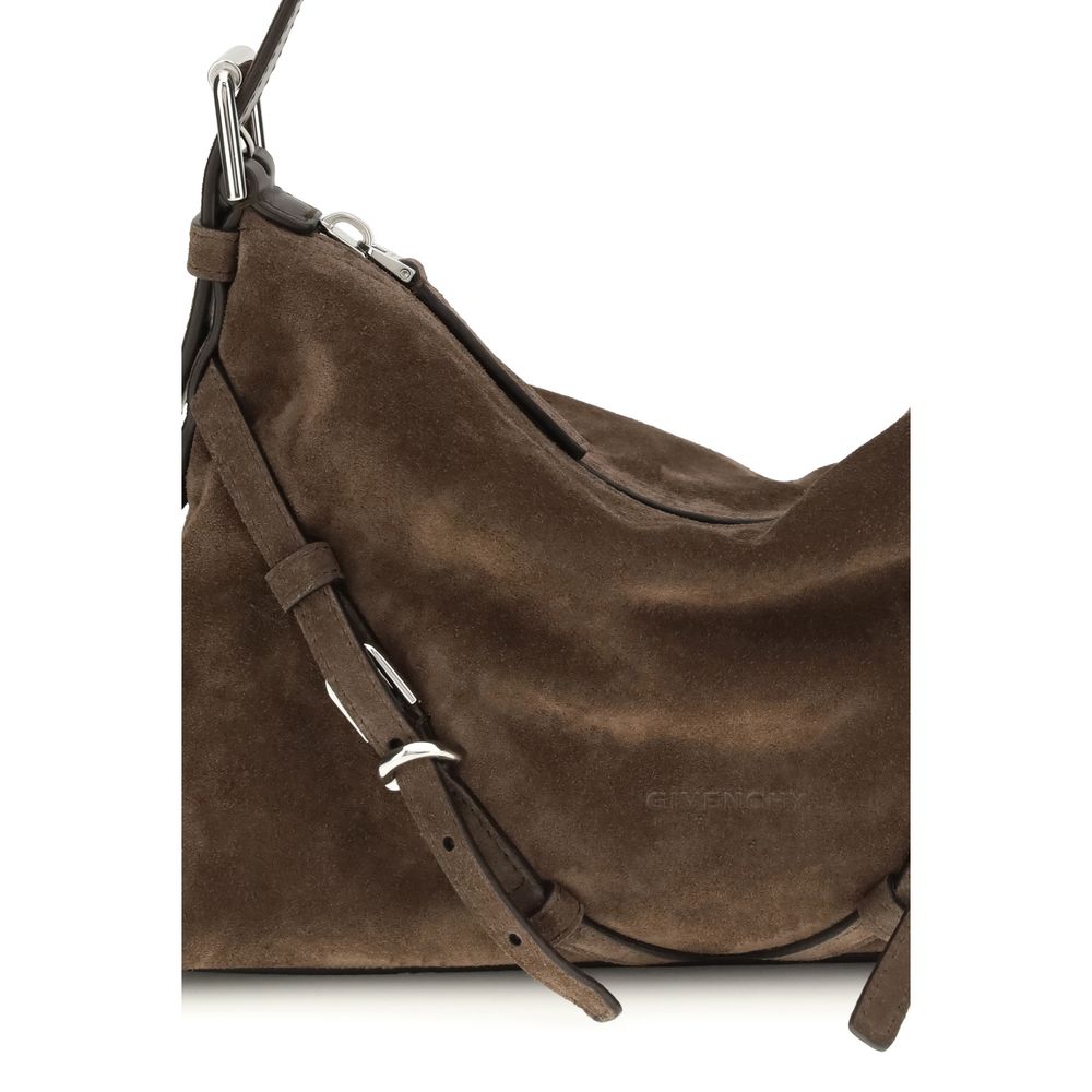 Givenchy Mini Voyou Bag - Dark Brown Suede