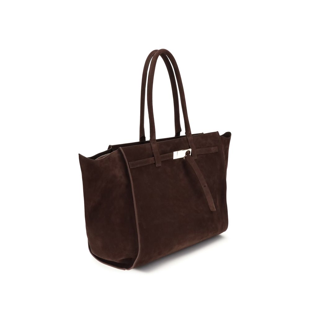 Benedetta Bruzziches Mame Weekend Suede Shoulder Bag - Mulled Wine