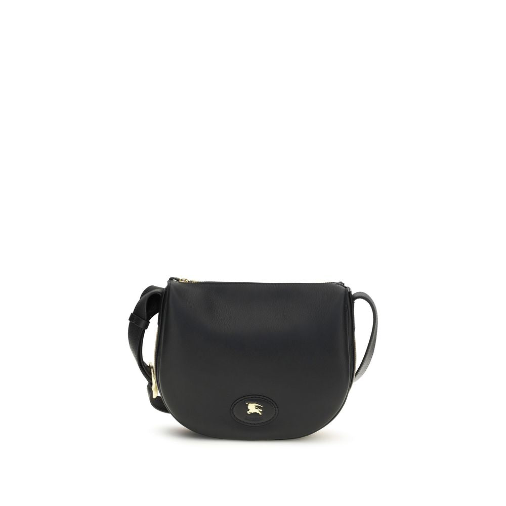 Burberry Horseshoe Crossbody Bag - Black Leather from The Exclusive Line Singapore.