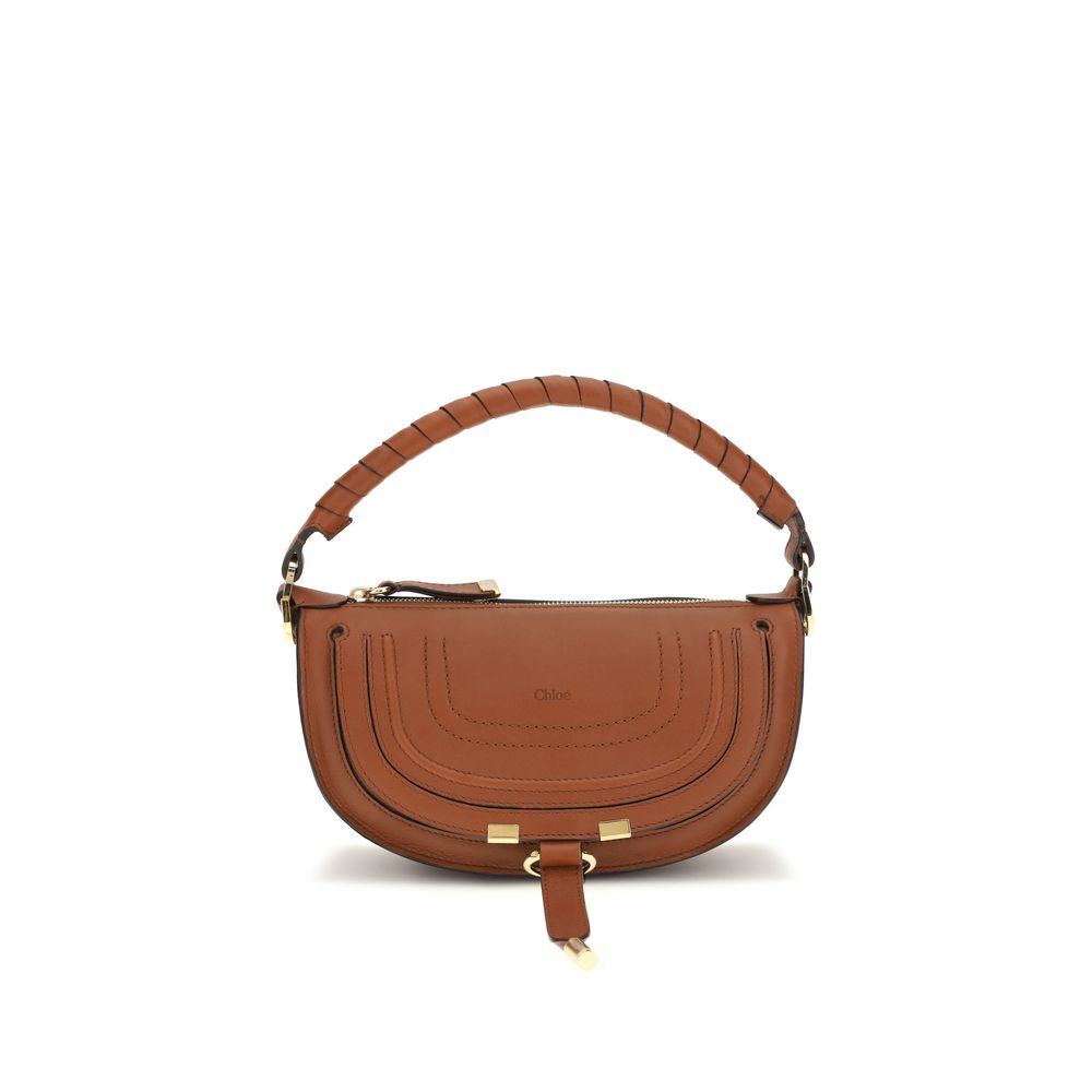 Chloé Mini Marcie Shoulder Bag - Clay Brown from The Exclusive Line Singapore.