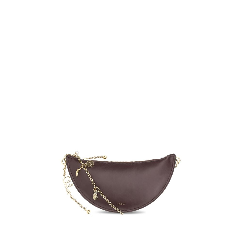 Chloé Mini Icons Shoulder Bag - Grenat from The Exclusive Line Singapore.