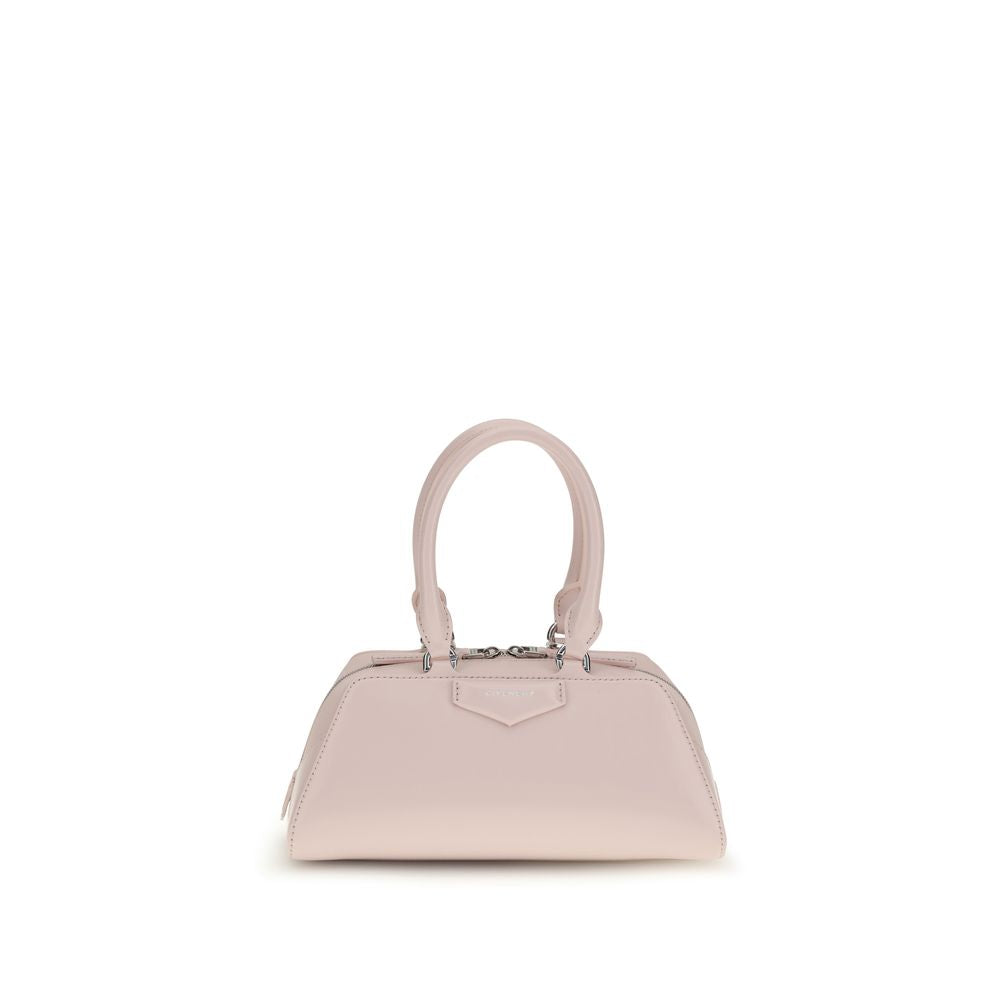 Givenchy Mini Antigona East-West Bag - Baby Pink Box Leather from The Exclusive Line Singapore.
