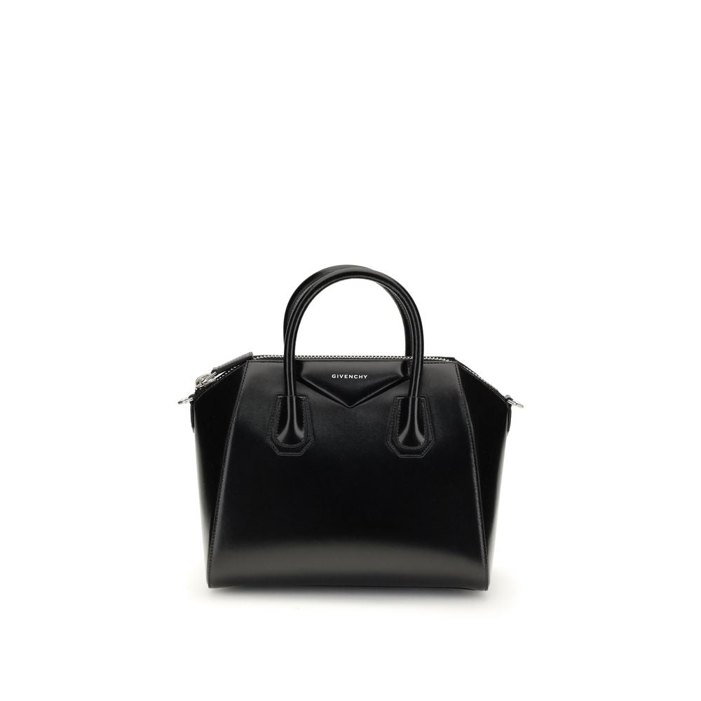 Givenchy Small Antigona Bag - Black Box Leather from The Exclusive Line Singapore.