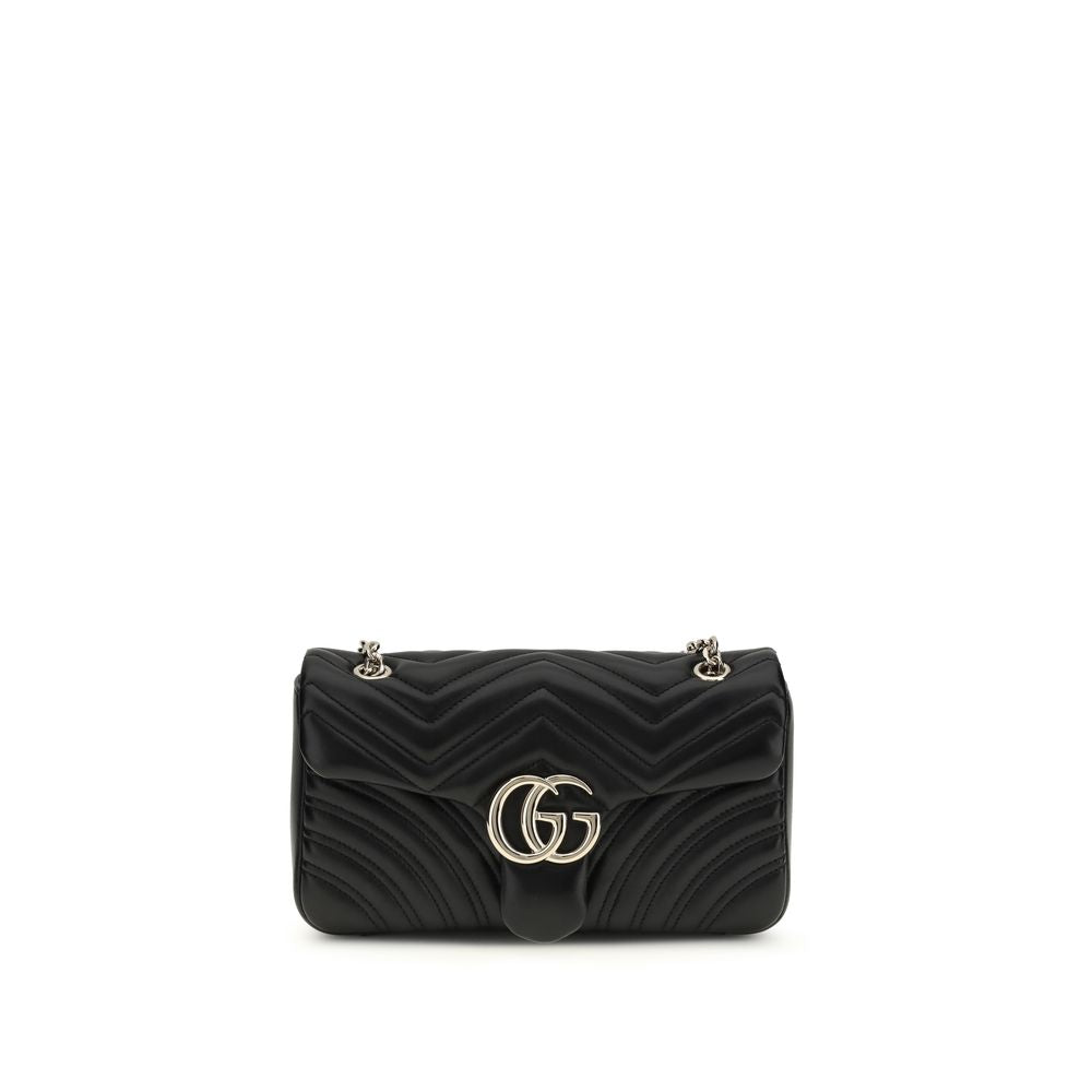 Gucci GG Marmont Medium Shoulder Bag - Black from The Exclusive Line Singapore