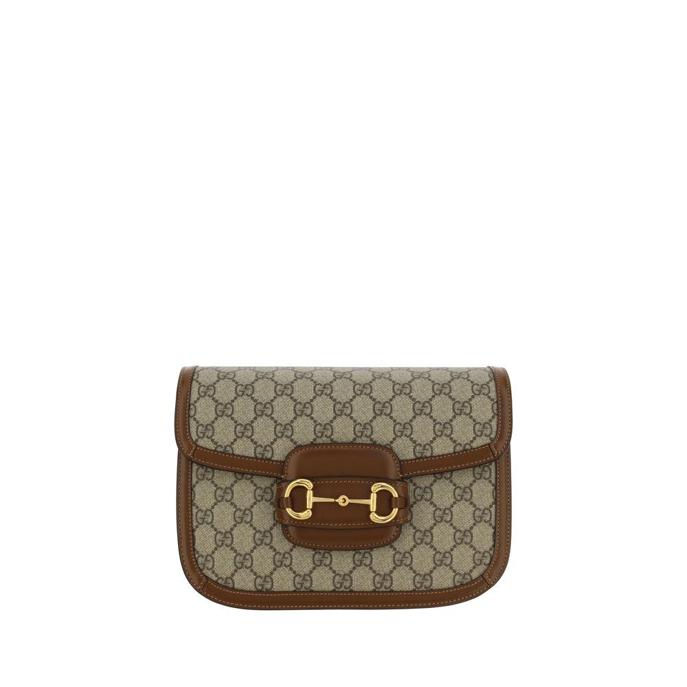Gucci Horsebit 1955 Medium Shoulder Bag - GG Supreme from The Exclusive Line Singapore.