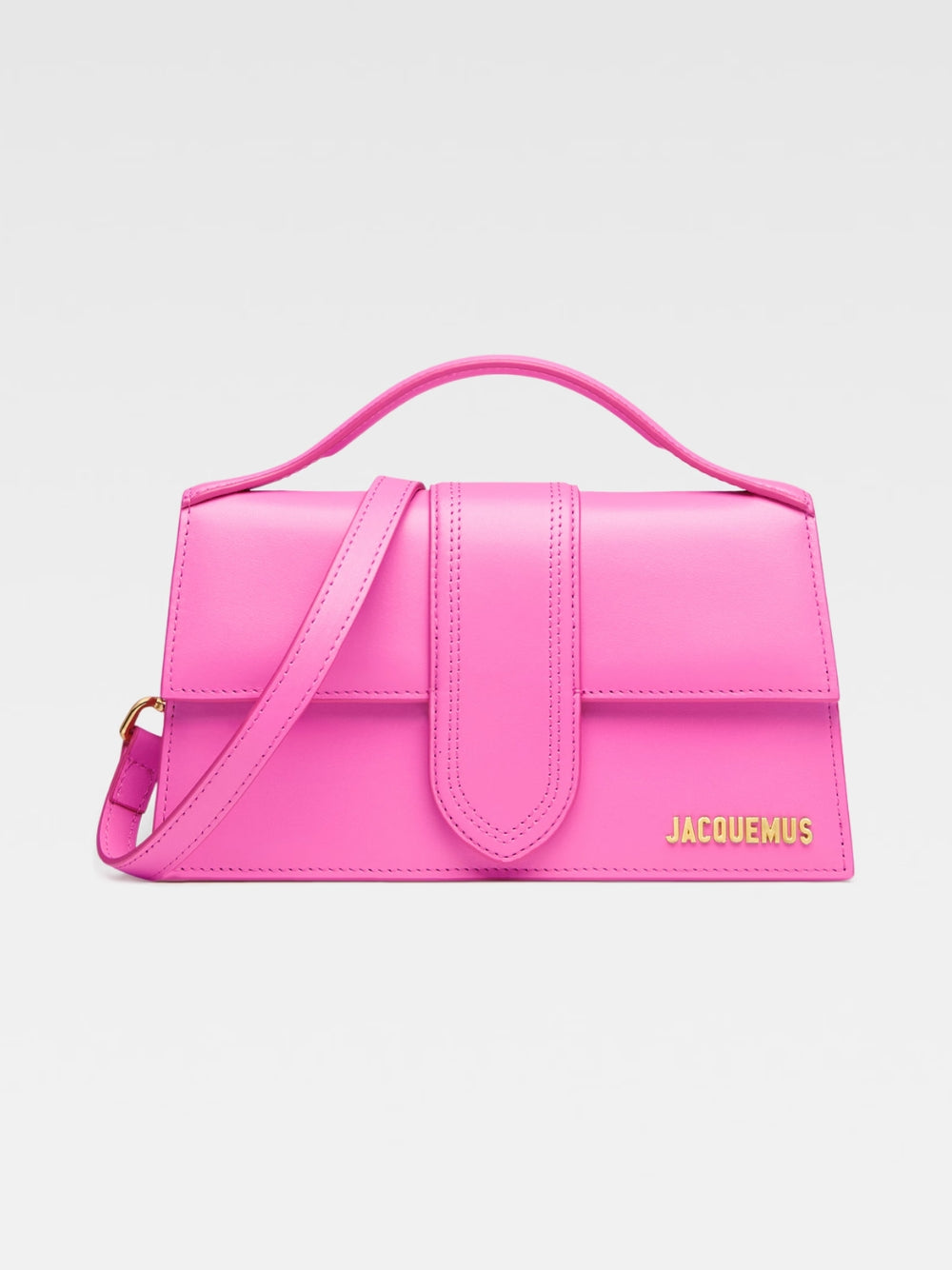 Jacquemus Le Grand Bambino - Neon Pink from The Exclusive Line Singapore.