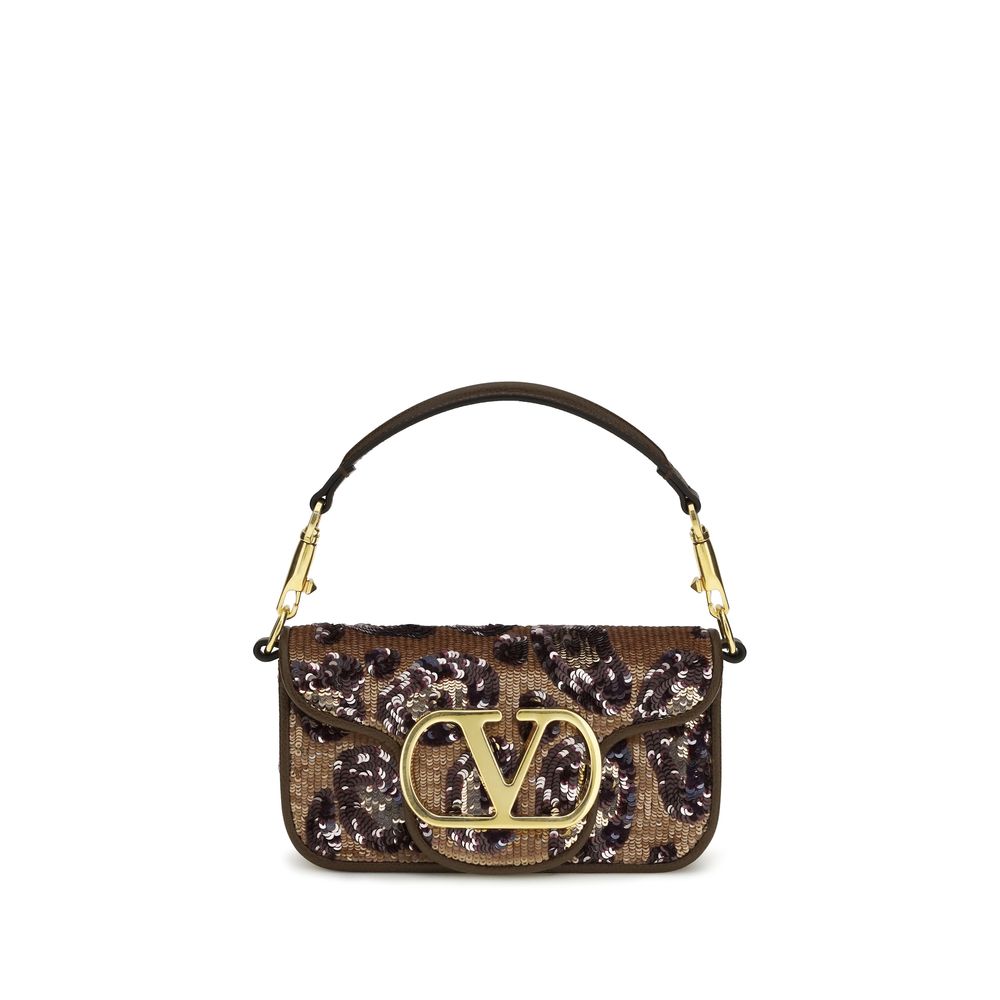 Valentino Garavani Locò Small Animalier Embroidered Floral Bag with VLogo Signature - The Exclusive Line Singapore